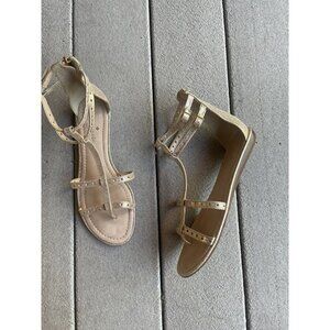 Kate Spade Gold Strappy Sandals